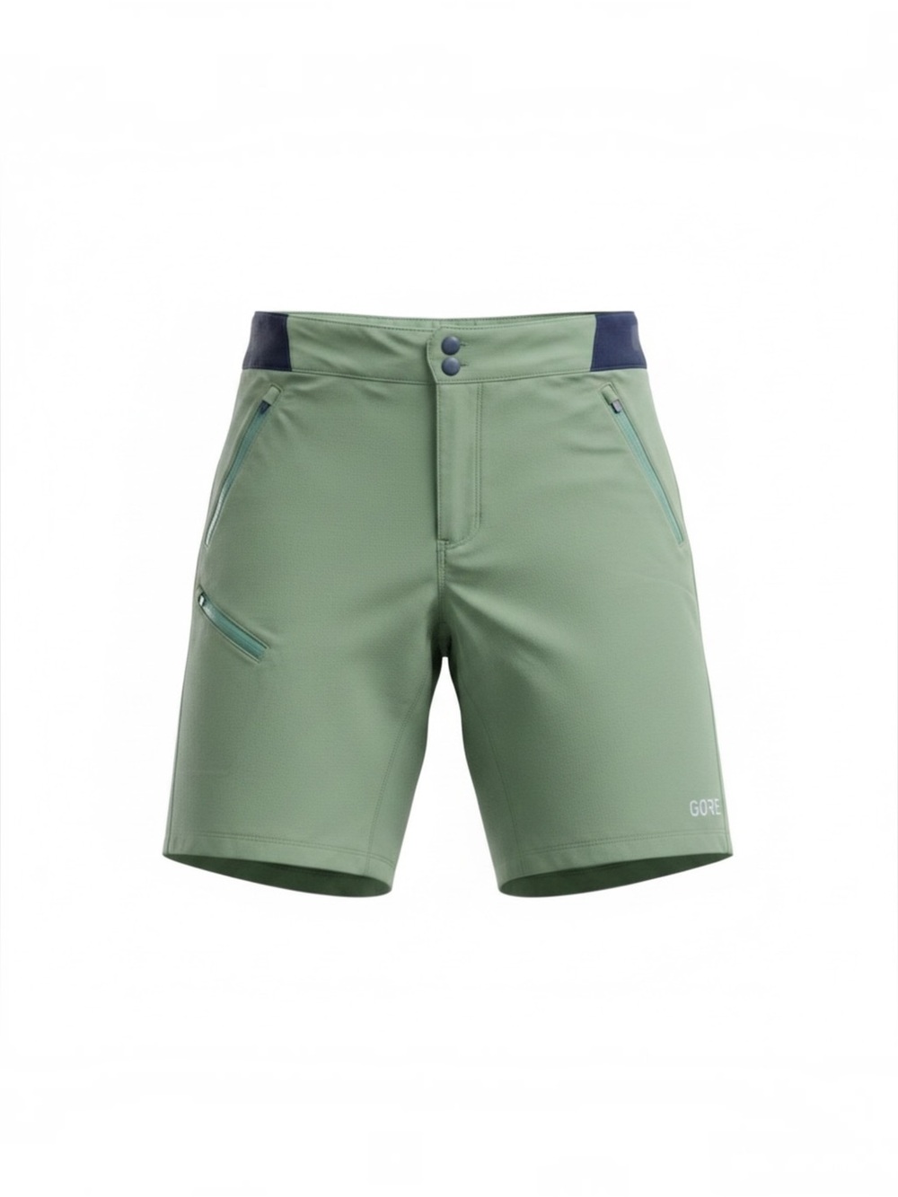 GORE Green Athletic Shorts with Breathable Inner Thigh sz L